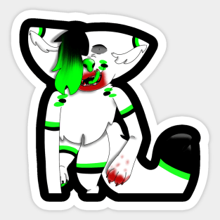 Mean toxin Sticker